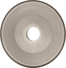 Made in USA - 6" Diam, 1-1/4" Hole Size, 3/4" Overall Thickness, 100 Grit, Type 15 Tool & Cutter Grinding Wheel - Fine Grade, Diamond - USA Tool & Supply