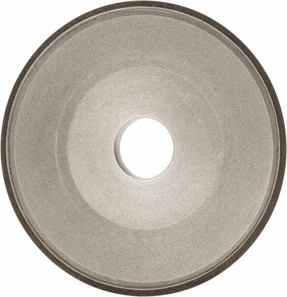 Made in USA - 6" Diam, 1-1/4" Hole Size, 3/4" Overall Thickness, 150 Grit, Type 15 Tool & Cutter Grinding Wheel - Very Fine Grade, Diamond - USA Tool & Supply