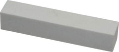 Grier Abrasives - 150 Grit Aluminum Oxide Rectangular Dressing Stick - 4 x 3/4 x 1/2, Medium Grade, Vitrified Bond - USA Tool & Supply