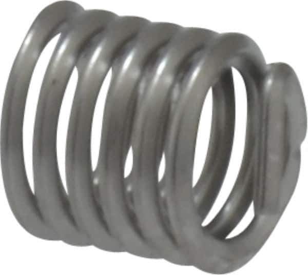 Heli-Coil - #8-32 UNC, 0.246" OAL, Free Running Helical Insert - 6 Free Coils, Tanged, 18-8 Stainless Steel, 1-1/2D Insert Length - USA Tool & Supply