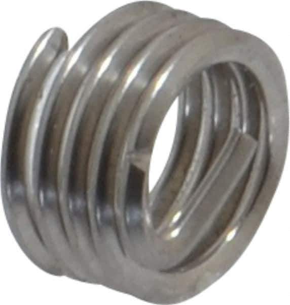 Heli-Coil - #10-32 UNF, 0.19" OAL, Free Running Helical Insert - 4-1/8 Free Coils, Tanged, 18-8 Stainless Steel, 1D Insert Length - USA Tool & Supply