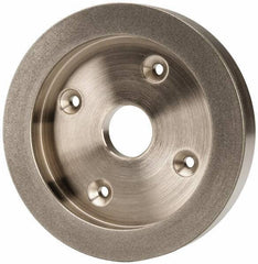 Made in USA - 6" Diam, 1-1/4" Hole Size, 1" Overall Thickness, 220 Grit, Tool & Cutter Grinding Wheel - Fine Grade, Diamond - USA Tool & Supply