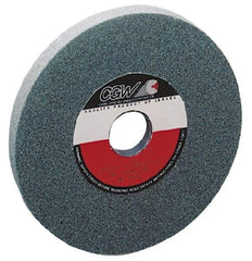 Camel Grinding Wheels - 100 Grit Silicon Carbide Bench & Pedestal Grinding Wheel - 6" Diam x 1" Hole x 1/2" Thick, 4456 Max RPM, I Hardness, Fine Grade , Vitrified Bond - USA Tool & Supply