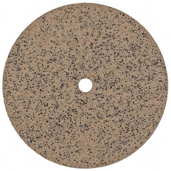 Cratex - 3" Diam 1/4" Hole 36 Grit Fiber Disc - Very Coarse Grade, Aluminum Oxide - USA Tool & Supply