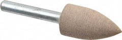 Cratex - 11/16" Head Diam x 1-1/4" Thickness, A12, Pointed Tree End, Aluminum Oxide Mounted Point - Medium Grade, 80 Grit, 27,370 RPM - USA Tool & Supply