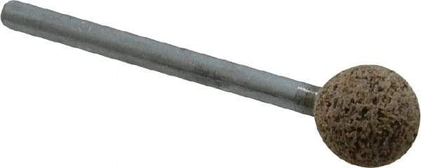Cratex - 3/8" Max Diam, Shape Code B122, Rubberized Point - Very Coarse Grade, Aluminum Oxide - USA Tool & Supply