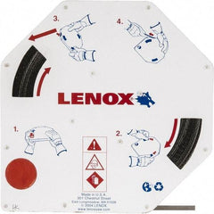 Lenox - 1/4" x 100' x 0.025" Carbon Steel Band Saw Blade Coil Stock - 14 TPI, Toothed Edge, Straight Form, Raker Set, Hard Back, Constant Pitch, Contour Cutting - USA Tool & Supply