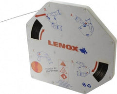Lenox - 1/4" x 100' x 0.025" Carbon Steel Band Saw Blade Coil Stock - 18 TPI, Toothed Edge, Straight Form, Raker Set, Hard Back, Constant Pitch, Contour Cutting - USA Tool & Supply
