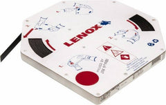 Lenox - 1/2" x 100' x 0.025" Carbon Steel Band Saw Blade Coil Stock - 18 TPI, Toothed Edge, Straight Form, Raker Set, Hard Back, Constant Pitch, Contour Cutting - USA Tool & Supply