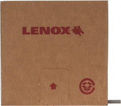 Lenox - 1/2" x 100' x 0.035" Bi-Metal Band Saw Blade Coil Stock - 6 TPI, Toothed Edge, Hook Form, Lenox Set Set, Flexible Back, Constant Pitch, Contour Cutting - USA Tool & Supply
