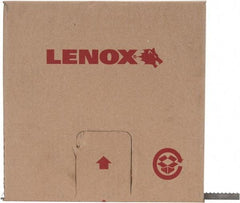 Lenox - 1/2" x 100' x 0.035" Bi-Metal Band Saw Blade Coil Stock - 4 TPI, Toothed Edge, Hook Form, Lenox Set Set, Flexible Back, Constant Pitch, Contour Cutting - USA Tool & Supply