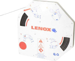 Lenox - 1/2" x 100' x 0.025" Bi-Metal Band Saw Blade Coil Stock - 6 to 10 TPI, Toothed Edge, Modified Raker Set, Flexible Back, Variable Pitch, Contour Cutting - USA Tool & Supply