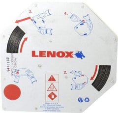 Lenox - 1/2" x 100' x 0.025" Bi-Metal Band Saw Blade Coil Stock - 8 to 12 TPI, Toothed Edge, Modified Raker Set, Flexible Back, Variable Pitch, Contour Cutting - USA Tool & Supply