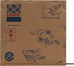 Lenox - 1/4" x 100' x 0.035" Bi-Metal Band Saw Blade Coil Stock - 10 to 14 TPI, Toothed Edge, Modified Raker Set, Flexible Back, Variable Pitch, Contour Cutting - USA Tool & Supply