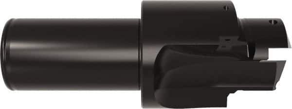 Allied Machine and Engineering - AND10050, MS 33649, SAE AS5202 Standard, 1-5/8-12, 20 Tube Dash Number, 60° Porting Angle, 1.648" Pilot Diam, 1-1/2" Shank Diam, Indexable Spade Blade Insert Porting Tool - 2 Porting Inserts, 5-7/8" Overall Length - USA Tool & Supply