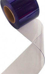 Aleco - Clear Replacement Vinyl Strip Standard Dock Curtain Strips - 24" Wide x 60' Long x 0.08" Thick, PVC - USA Tool & Supply