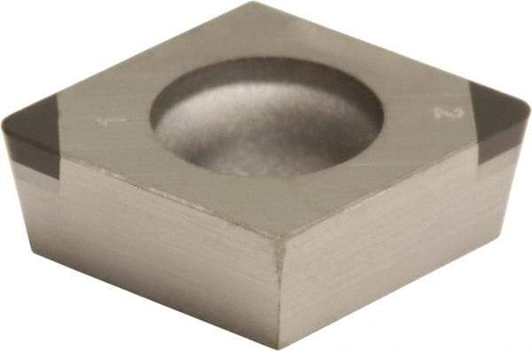 Sumitomo - 2NU-CPGA32.51 Grade BN700 PCBN Turning Insert - Uncoated, 80° Diamond, 3/8" Inscr Circle, 5/32" Thick, 1/64" Corner Radius - USA Tool & Supply