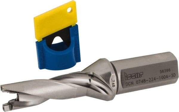 Iscar - 3/4" to 0.783" Diam, 3xD, 2.24" Max Depth, 1" Shank Diam, 5.63" OAL, Replaceable-Tip Drill - FCP, ICK, ICK-2M, ICM, ICP, iCP-2M Insert, 03634367 Toolholder, Series SumoCham - USA Tool & Supply