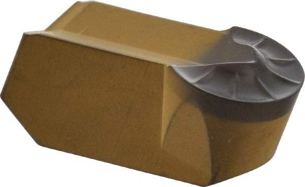 Iscar - 840GIMY Grade IC8250, 8mm Cutting Width Carbide Grooving Insert - 4mm Max Depth of Cut, Neutral, 4mm Corner Radius, TiCN/Al2O3/TiN Finish - USA Tool & Supply