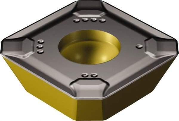 Sandvik Coromant - R24512T3 KH Grade 3220 Carbide Milling Insert - TiCN/Al2O3/TiN Finish, 5/32" Thick, 13.4mm Inscribed Circle, 1.5mm Corner Radius - USA Tool & Supply