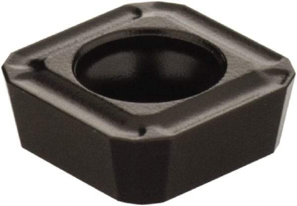 Seco - SPGX602 C1 Grade DP3000 Carbide Indexable Drill Insert - TiCN/Al2O3 Finish, Square, 1/4" Inscribed Circle - USA Tool & Supply