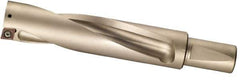 Sumitomo - 9.315" Max Drill Depth, 4xD, 2-1/4" Diam, Indexable Insert Drill - 2 Inserts, 1-1/2" Shank Diam, Whistle Notch Shank - USA Tool & Supply