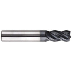 SGS - 20mm, 4 Flute, Single End, Solid Carbide, 4mm Corner Radius End Mill - 104mm OAL, Right Hand Flute, 38mm LOC, Right Hand Cut - USA Tool & Supply