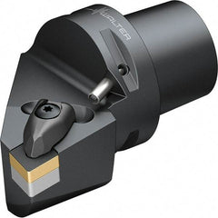 Walter - 95° Lead Angle, Indexable Turning Toolholder - 128mm OAL, Series DCLN-CAPTO-AUSSEN - USA Tool & Supply