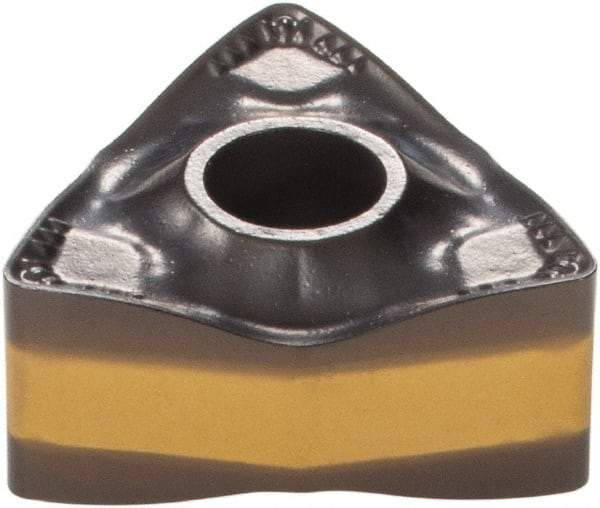 Iscar - WNMX452 M4M Grade IC8250 Carbide Turning Insert - TiCN/Al2O3/TiN Finish, 80° Trigon, 1/2" Inscr Circle, 0.267 Thick, 1/32" Corner Radius - USA Tool & Supply