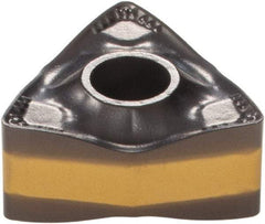 Iscar - WNMX452 M4M Grade IC8250 Carbide Turning Insert - TiCN/Al2O3/TiN Finish, 80° Trigon, 1/2" Inscr Circle, 0.267 Thick, 1/32" Corner Radius - USA Tool & Supply