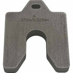 Maudlin Products - Metal Shim Stock Type: Slotted Shim Material: Stainless Steel - USA Tool & Supply