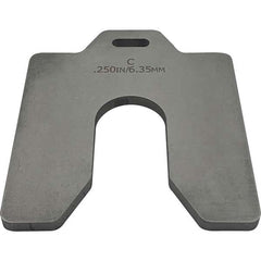 Maudlin Products - Metal Shim Stock Type: Slotted Shim Material: Stainless Steel - USA Tool & Supply