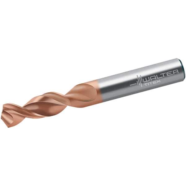 Walter-Titex - 5/8" 130° Parabolic Flute Cobalt Screw Machine Drill Bit - AlCrN Finish, Right Hand Cut, 58mm Flute Length, 115mm OAL, Form V+U Point, Straight Shank - USA Tool & Supply