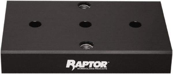 Raptor Workholding - 2-1/4" Jaw Width, 1" High x 6-1/2" Long x 1" Wide Riser - For Use with 4 & 5 Axis Workholding Systems - USA Tool & Supply