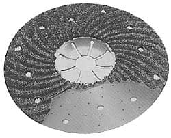 Value Collection - 7" Diam, 7/8" Hole, 100 Grit Silicon Carbide Fiber Disc - USA Tool & Supply