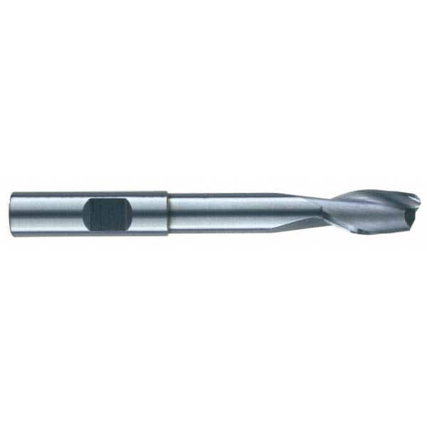 RobbJack - 1/2", 1" LOC, 1/2" Shank Diam, 6" OAL, 2 Flute, Solid Carbide Square End Mill - USA Tool & Supply