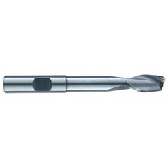 RobbJack - 1/2", 1" LOC, 1/2" Shank Diam, 6" OAL, 2 Flute, Solid Carbide Square End Mill - USA Tool & Supply
