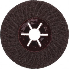 Value Collection - 5" Diam 7/8" Hole 36 Grit Fiber Disc - Very Coarse Grade, Aluminum Oxide, 12,000 Max RPM - USA Tool & Supply