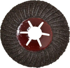 Value Collection - 4-1/2" Diam 7/8" Hole 24 Grit Fiber Disc - Very Coarse Grade, Silicon Carbide, 12,000 Max RPM - USA Tool & Supply