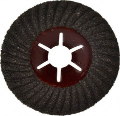 Value Collection - 4-1/2" Diam 7/8" Hole 36 Grit Fiber Disc - Very Coarse Grade, Silicon Carbide, 13,300 Max RPM - USA Tool & Supply