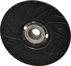 Made in USA - 5" Diam Disc Backing Ribbed Backing Pad - Medium Density, 13,000 RPM - USA Tool & Supply