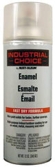 Rust-Oleum - Crystal Clear, Enamel Spray Paint - 8 to 12 Sq Ft per Can, 12 oz Container - USA Tool & Supply
