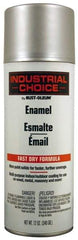 Rust-Oleum - Dull Aluminum, Enamel Spray Paint - 8 to 12 Sq Ft per Can, 12 oz Container - USA Tool & Supply
