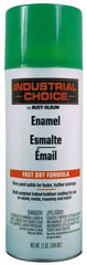 Rust-Oleum - Fluorescent Green, Gloss, Enamel Spray Paint - 8 to 12 Sq Ft per Can, 12 oz Container - USA Tool & Supply