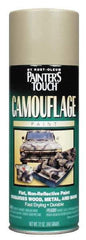 Rust-Oleum - Deep Forest Green, Flat, Camouflage Spray Paint - 8 to 10 Sq Ft per Can, 16 oz Container, Use on Camouflage Paint - USA Tool & Supply