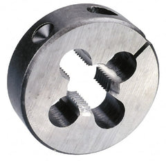 Cle-Line - #8-36 UNF High Speed Steel Round Adjustable Die - USA Tool & Supply