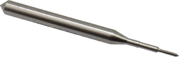 Balax - #000-120, Class Miniature, Single End Plug Thread Go Gage - High Speed Tool Steel, Handle Not Included - USA Tool & Supply