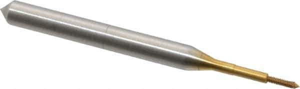 Balax - M1.00x0.250, Class Miniature, Single End Plug Thread Go Gage - High Speed Tool Steel, Handle Not Included - USA Tool & Supply