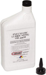 Gast - 1 Qt Air Compressor Lubricating Oil - Use with Gast Lubricated Vacuum Pumps, Air Compressors and Air Motors - USA Tool & Supply