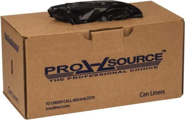 PRO-SOURCE - 1.55 mil Thick, Heavy-Duty Trash Bags - 39" Wide x 46" High, Black - USA Tool & Supply